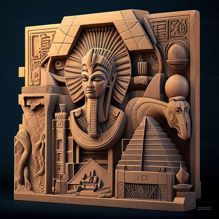 3D модель Игра Египет строит империю (STL)